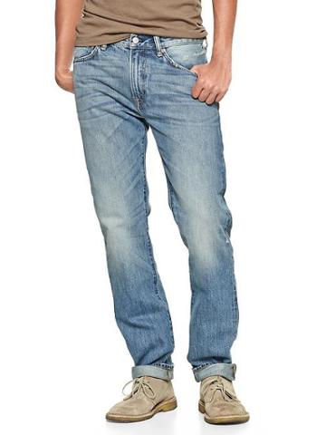 Gap 1969 Slim Fit Jeans Light Destruction - Light Destruction