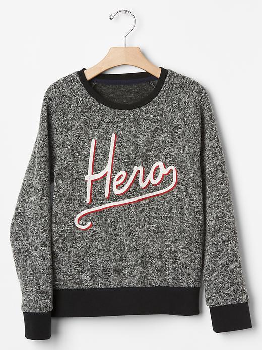 Gap Gapkids X Ed Marled Hero Sweatshirt - Light Grey Marle