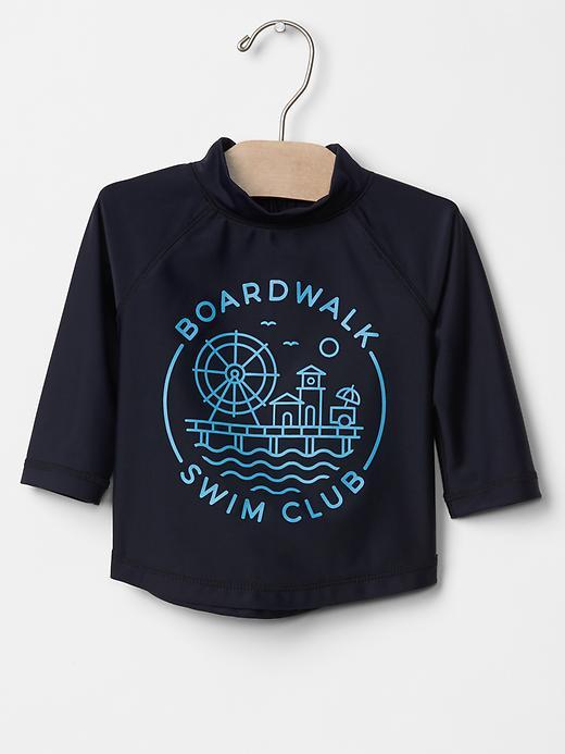 Gap Boardwalk Swim Rashguard - Dark Night