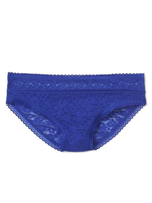 Gap Women Supersoft Lace Bikini - Active Blue