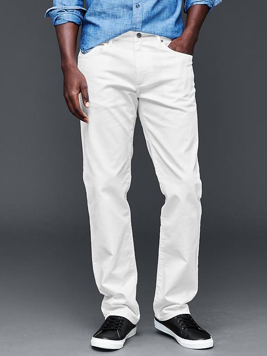 Gap Men Authentic 1969 Straight Fit Jeans - White