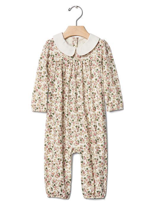 Gap Floral Collar One Piece - Floral