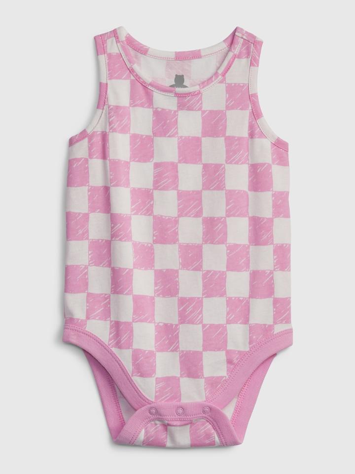 Baby 100% Organic Cotton Mix & Match Tank Bodysuit