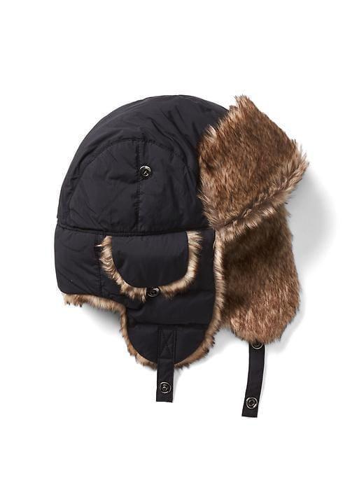 Gap Men Primaloft Trapper Hat - Black Night