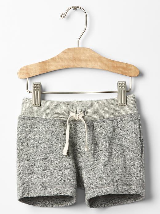 Gap Marled Pull On Shorts - Light Grey Marle