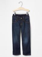 Gap 1969 Pull On Straight Jeans - Rinse