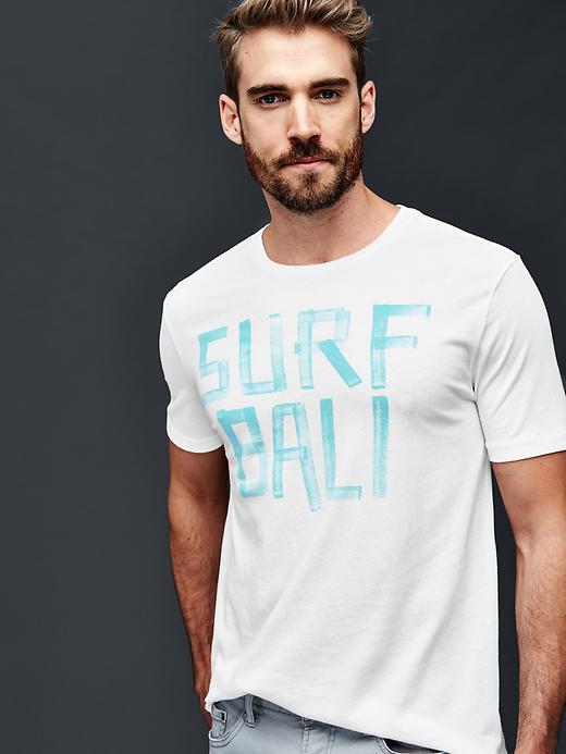 Gap Men Surfrider Foundation Bali Graphic Tee - White