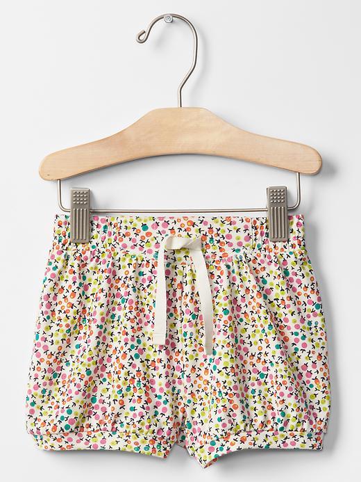 Gap Jersey Bubble Shorts - White Floral Print