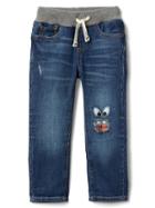 Gap Stretch Monster Knee Slim Jeans - Medium Wash