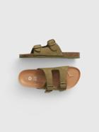 Kids Two Strap Cork Sandals