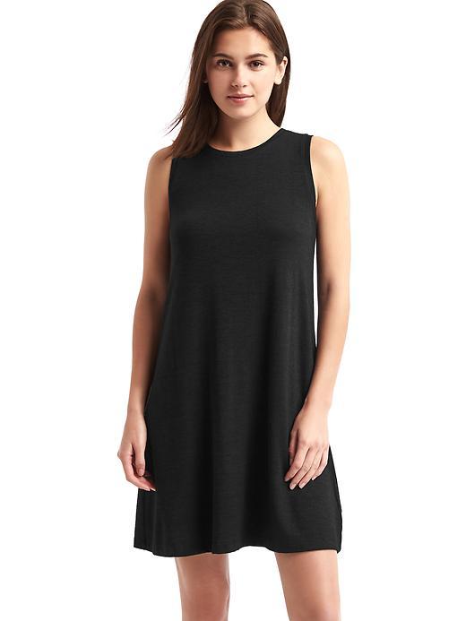 Gap Softspun Knit Tank Dress - True Black
