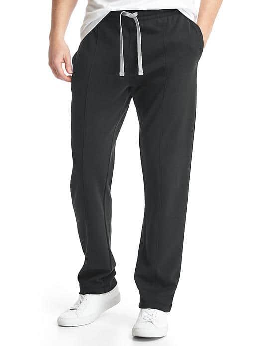Gap Men Double Knit Pintuck Joggers - Moonless Night