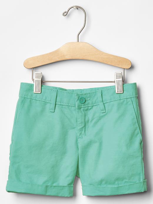 Gap Solid Midi Shorts - Bright Lake