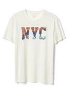 Gap Men Nyc Brick Crewneck Tee - New Off White