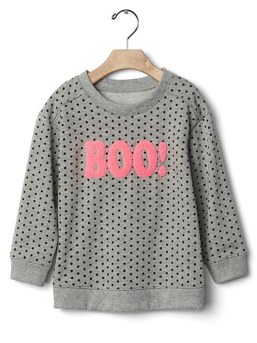 Gap Halloween Sweatshirt Tunic - Light Heather Gray