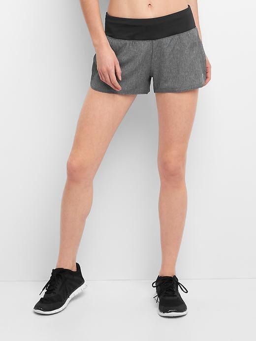 Gap Gapfit Gstep Heather Shorts - Medium Grey Heather