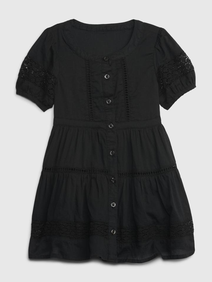Toddler Eyelet Midi Dress