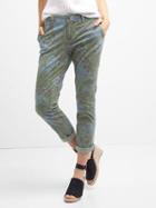 Gap Women Floral Girlfriend Chino - Floral Print