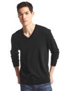 Gap Men Merino Wool Slim Fit Sweater - True Black