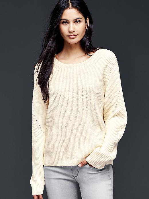 Gap Dolman Pullover Sweater - Snow Cap