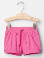 Gap Solid Bubble Shorts - Hot Pink
