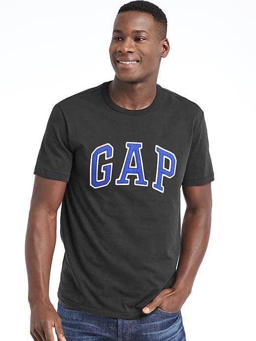 Gap Men Logo Crewneck Tee - Moonless Night