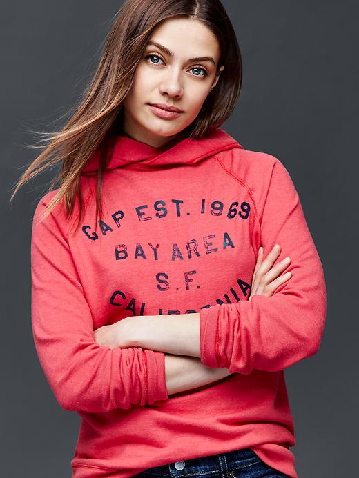 Gap Bay Area Logo Hoodie - Buoy Red