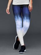 Gap Women Gfast Trainer Ombre Print Leggings - Ombre Blue