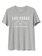 Gap Men Short Sleeve Graphic Tee - Las Vegas Fun