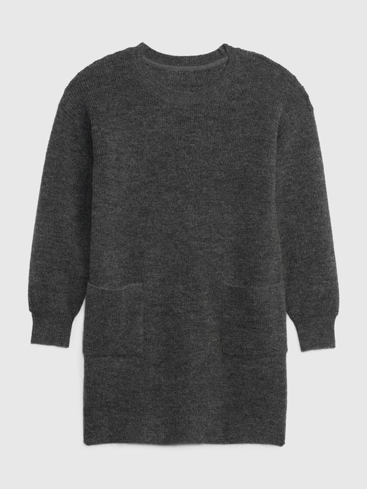 Kids Ribbed Sweater Dress