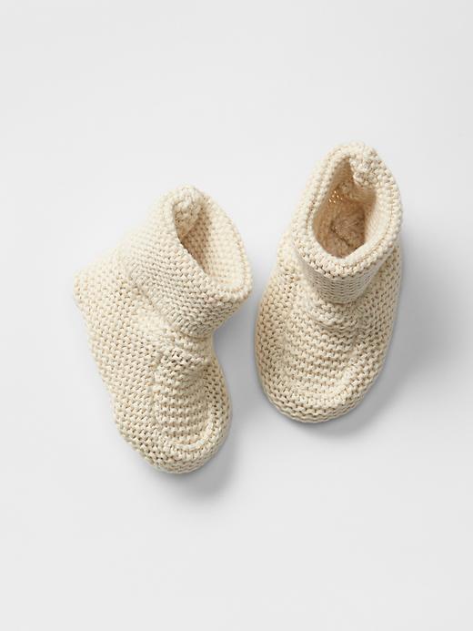 Gap Knit Booties - French Vanilla