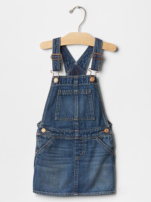 Gap 1969 Denim Skirt Overalls - Indigo Denim