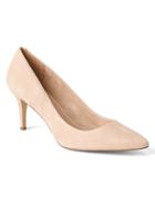 Gap Women Suede Point Toe Pumps - Nude