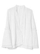 Gap Women Bell Sleeve Fringe Cardigan - White