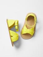 Gap Cross Strap Sandals - Neon Yellow