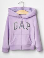 Gap Pro Fleece Logo Zip Hoodie - Spring Lilac