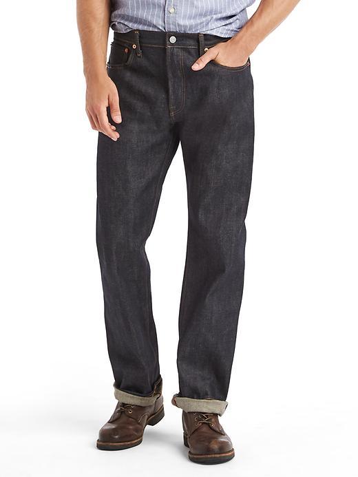 Gap Men Original 1969 Selvedge Standard Fit Jeans - Raw Indigo
