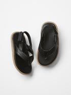 Gap Ankle Strap Flip Flops - True Black