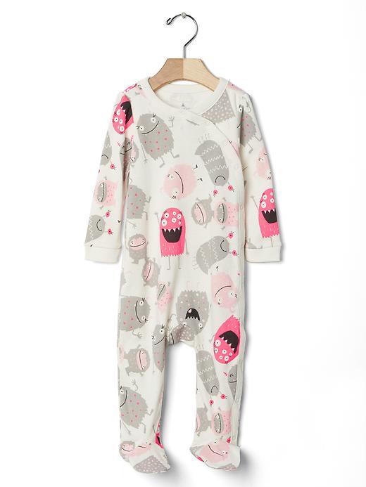 Gap Spooky Friends Footed One Piece - Monsters
