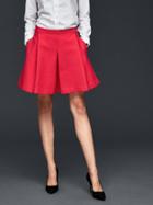 Gap Women Bold Pleated Skirt - Modern Red