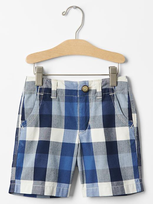 Gap Plaid Shorts - Soccer Blue