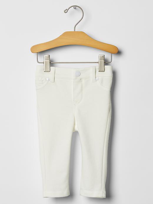 Gap Five Pocket Knit Pants - White