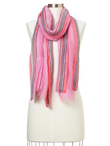 Gap Stripe Border Scarf