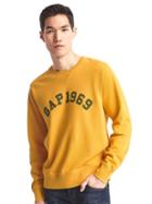 Gap Men Logo 1969 Crew Sweatshirt - Rugby Gold