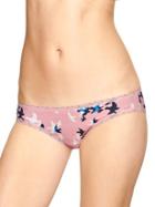 Gap Lace Trim Teeny Bikini - Pink Bird