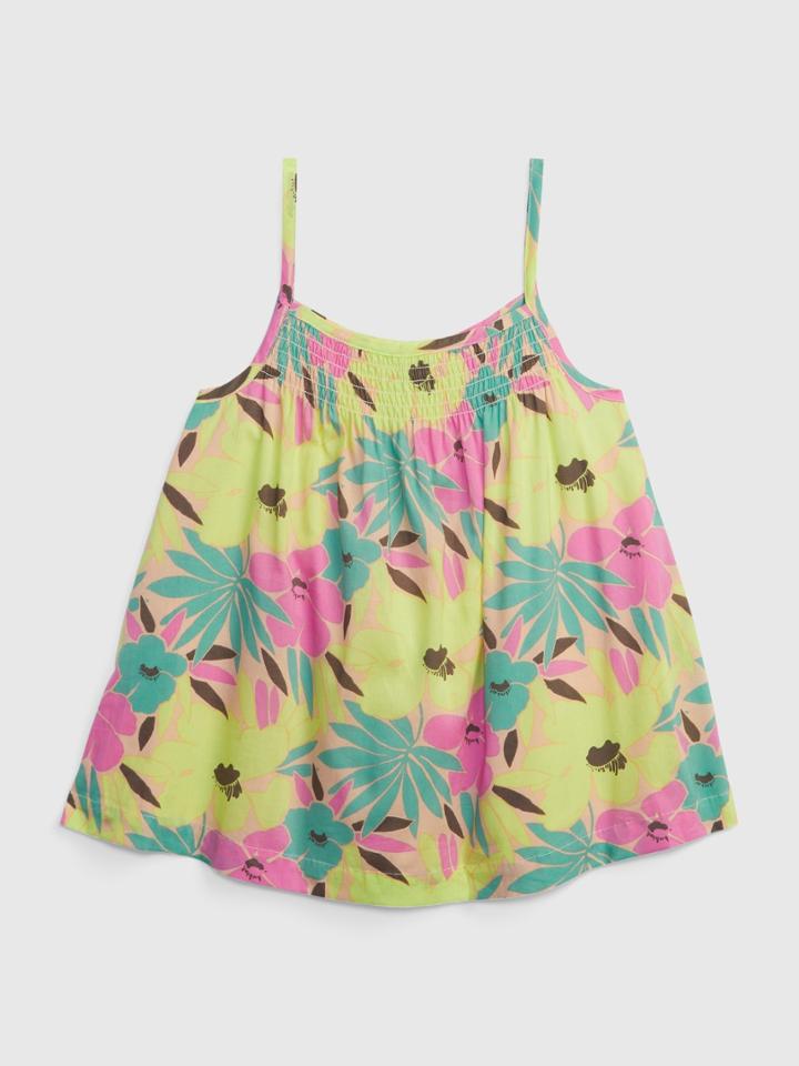 Kids Smocked Strappy Tank Top