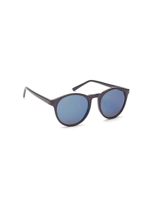 Gap Women Circle Sunglasses - Blue