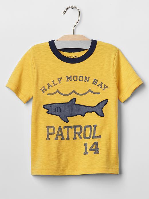 Gap Shark Patrol Tee - Golden Grain