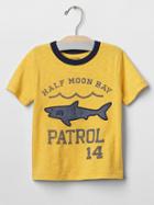 Gap Shark Patrol Tee - Golden Grain