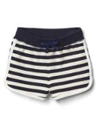 Gap Print Terry Dolphin Shorts - Blue Stripe